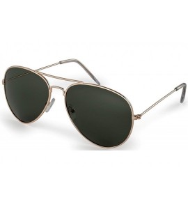 Aviator Aviator Men and Women Polarized Sunglasses Metal Frame with UV400 - CC18U43QQS8 $18.64