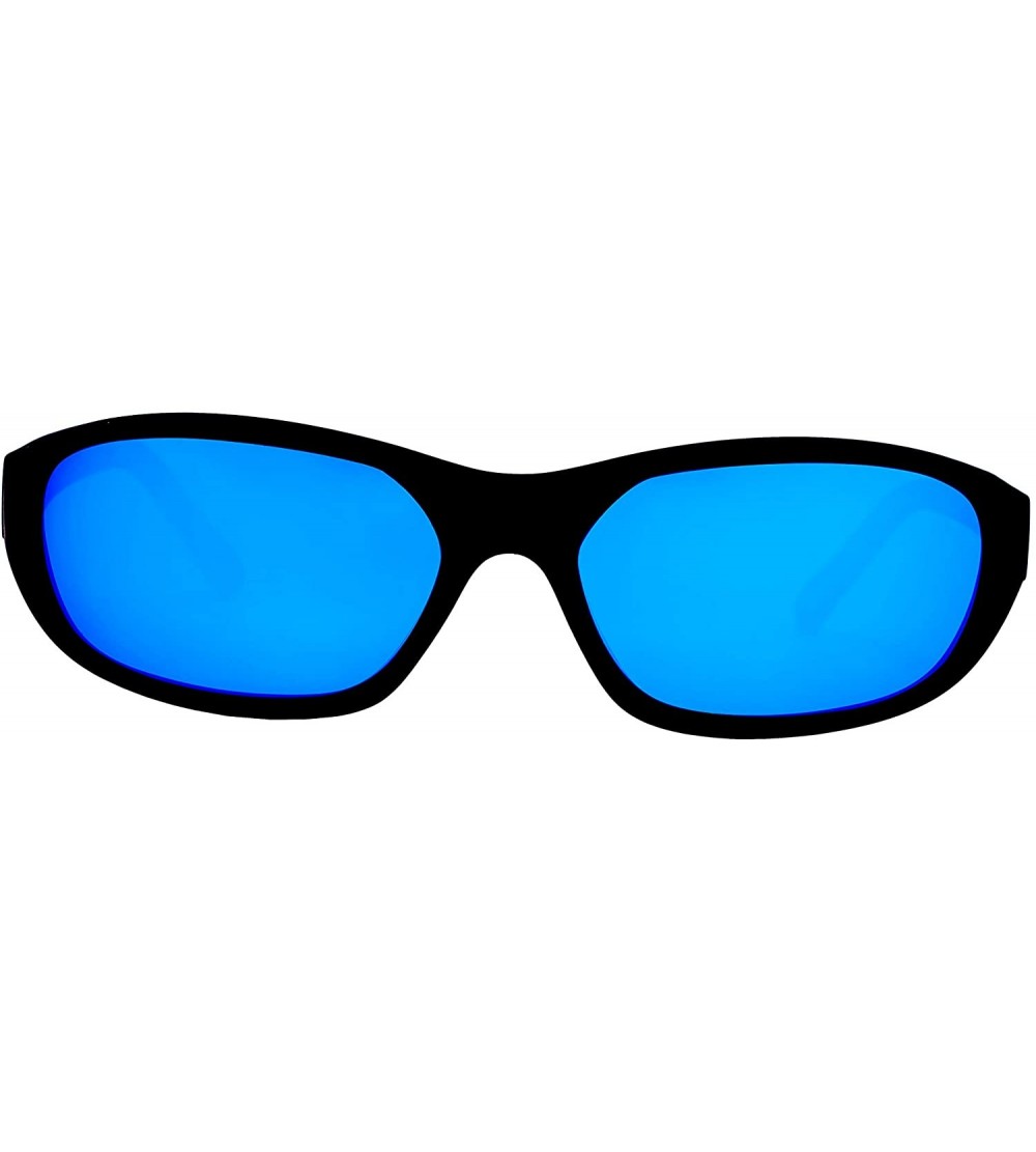 Sport Unisex Polarized Sports Rectangle UV400 Sunglasses For Cycling and Running - CB196HL3TOG $18.73