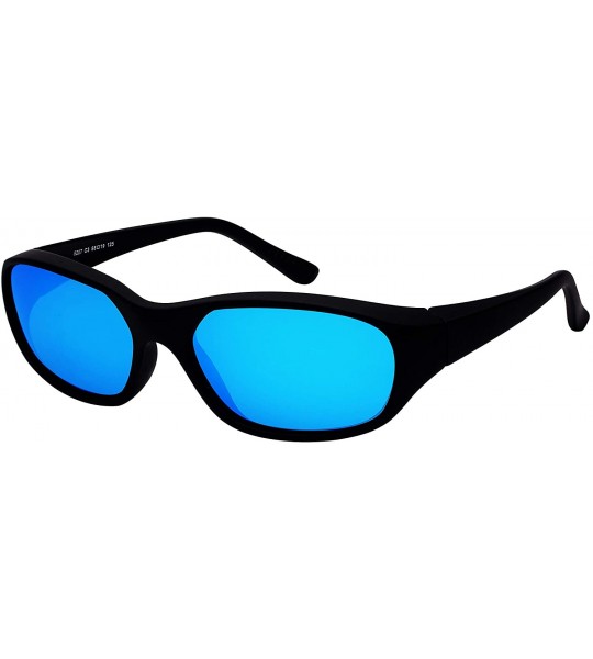 Sport Unisex Polarized Sports Rectangle UV400 Sunglasses For Cycling and Running - CB196HL3TOG $18.73