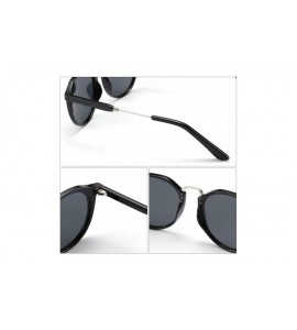 Aviator Retro Polarized Round Sunglasses for Men Women Vintage Designer Style UV400 Protection Lens - CX18ZZWNADL $24.87