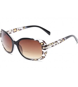 Square Readers.com Sun Reader The Cassia Bifocal Reading Sunglasses Plastic Square Style for Women - CP183GQD3WG $34.49