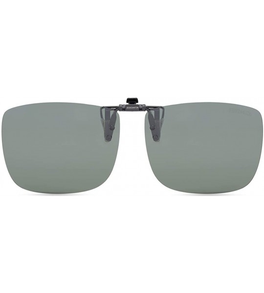 Shield Polarized Clip On Sunglasses Over Prescription Glasses for Men Women UV Protection - G15 Green - CH18QEE9O24 $21.51