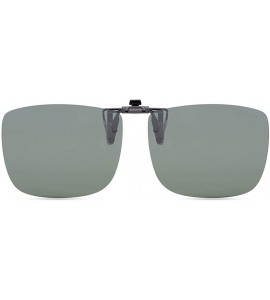 Shield Polarized Clip On Sunglasses Over Prescription Glasses for Men Women UV Protection - G15 Green - CH18QEE9O24 $21.51