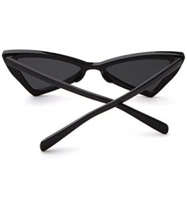 Rimless Cat eye Sunglasses for Women Men High Pointed Triangle Glasses - 2 Packs - CT189005OZZ $25.95