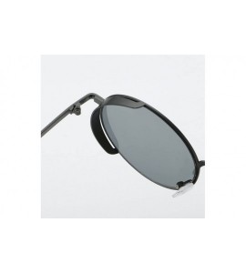 Rectangular Women Men Fashion Quadrate Metal Frame Brand Classic Sunglasses Luxury Accessory (A) - A - C9195N2DWW5 $18.70