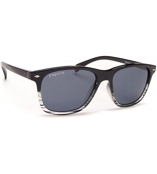 Wayfarer Dakota Polarized Street & Sport Sunglasses - Black Crystal Fade Frame/Gray Lens - CA1205OVIUD $55.29