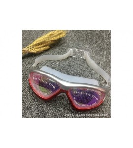 Goggle Youth Children Goggles Large Frame Professional Diving Hd Anti-Fog Anti-Uv Goggles - Red - C518YYYOARL $56.08