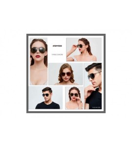 Oversized Aviator Sunglasses for Men Women Polarized UV400 Protection Sun Glasses AVALON - Classic - Polarized G15 - CT18WH8H...