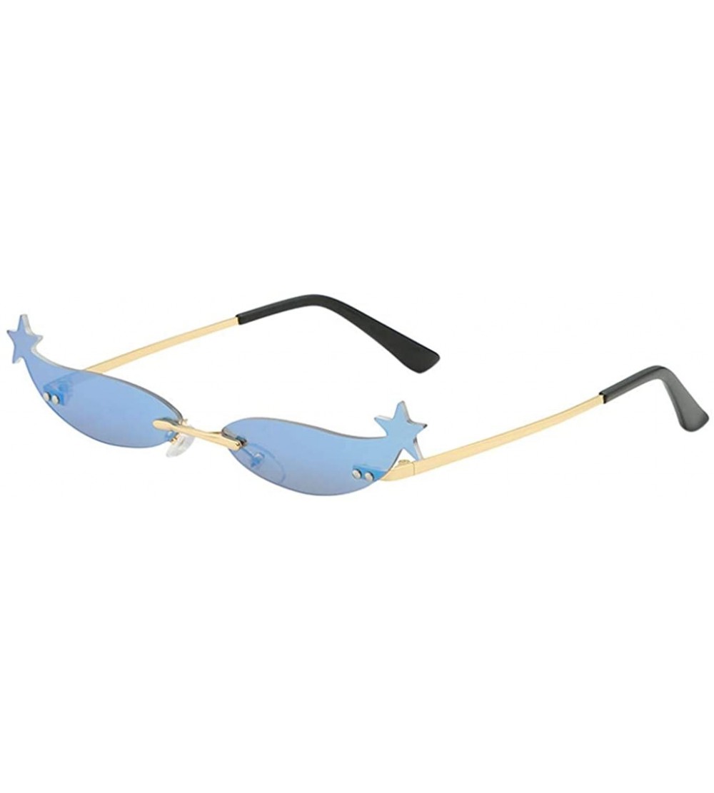 Oversized Steampunk Sunglasses for Women Men UV Protection Fashion Design Tinted Lenses Eyewear Outdoor Sports Sun Glass - C1...
