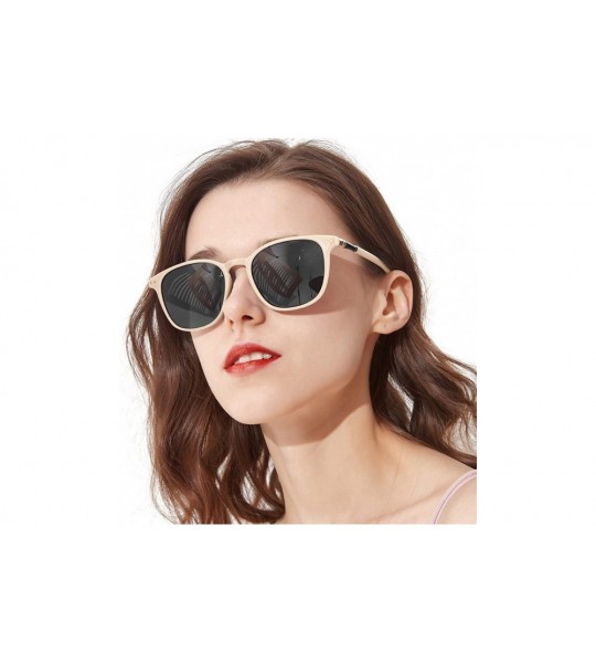 Square Mirrored Polarized Sunglasses for Women Fashion Eyewear for Driving Outdoor 100% UV Protection - CE197Y5IMZM $34.25