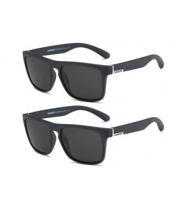 Square Classic Polarized Sunglasses for Men Women Retro 100% UV Protection Driving Sun Glasses D731 - CN18H7XTLAG $44.22