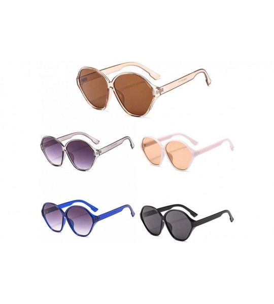 Sport Men Women Square Sunglasses Retro Sunglasses Fashion Sunglass Semi-Rimless Frame Driving Sun glasses Sunglasses - CS190...