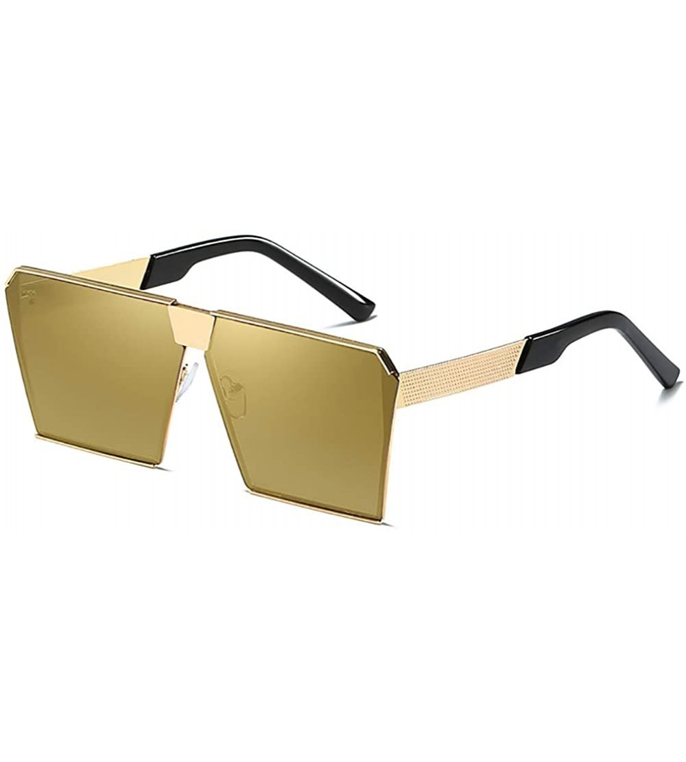 Rectangular Fashion Rectangular Sunglasses-Polarized Rimless Sun Glasses-For Outdoor Driving - M - CR190OSZQRN $58.73