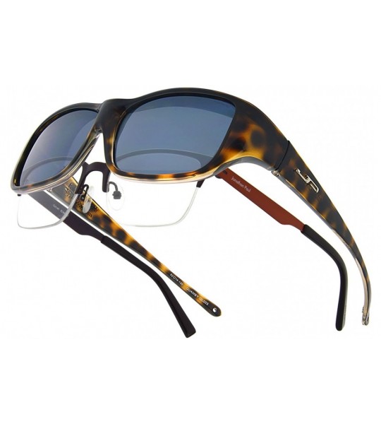 Sport Fitovers Eyewear Sunglasses - Quamby / Frame Cheetah Lens Polarvue Grey - CD11D7BH8IN $94.80