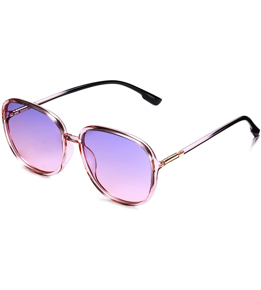 Oversized Square Oversized Sunglasses for Women Classic Fashion Vintage Eyewear for Outdoor-100% UV Protection - CY190S603NU ...