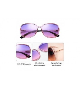 Oversized Square Oversized Sunglasses for Women Classic Fashion Vintage Eyewear for Outdoor-100% UV Protection - CY190S603NU ...