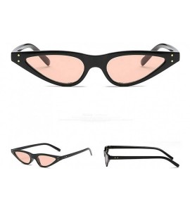 Round Fashion Vintage Retro Unisex UV400 Glasses For Drivers Driving Sunglasses - Pink - CW18TO5TT6T $17.11