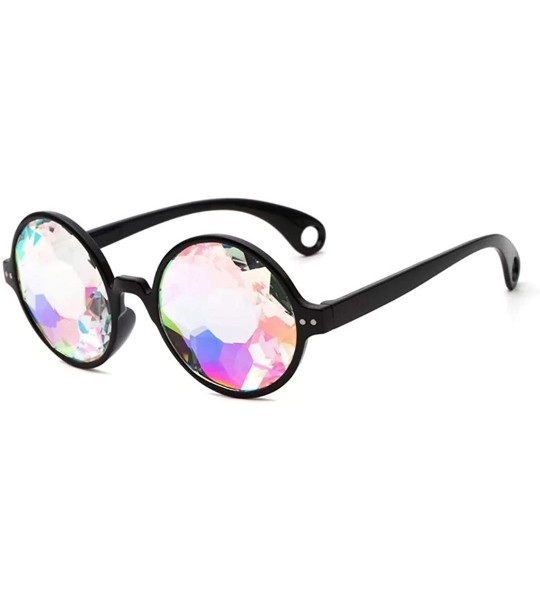 Goggle Festivals Kaleidoscope Glasses Rainbow Prism Sunglasses Goggles Party Shades Summer Eyewear - CX18TMC056Y $48.50