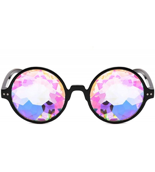 Goggle Festivals Kaleidoscope Glasses Rainbow Prism Sunglasses Goggles Party Shades Summer Eyewear - CX18TMC056Y $48.50