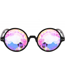 Goggle Festivals Kaleidoscope Glasses Rainbow Prism Sunglasses Goggles Party Shades Summer Eyewear - CX18TMC056Y $48.50