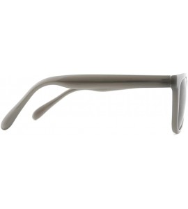 Oversized Vintage Polarized UV400 Protection Sunglasses for Men Women Retro Frosted Frame - C-brwon - CA18UG6U9IO $27.47