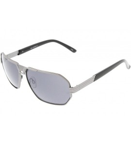 Square Optical Quality Eyewear Retro Design Metal Flat Top Sunglasses (Gunmetal/Smoke) - C0116RGI34X $26.24