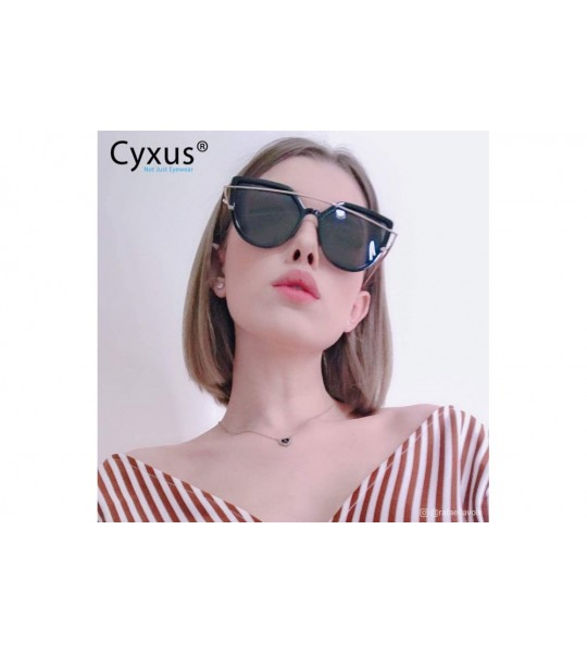 Aviator Vintage Polarized Sunglasses Fashion Cat Eye Sun Glasses for Driving Fishing Outdoor Sun Eyewear Women/Men - CZ18ORGI...