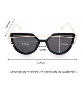 Aviator Vintage Polarized Sunglasses Fashion Cat Eye Sun Glasses for Driving Fishing Outdoor Sun Eyewear Women/Men - CZ18ORGI...