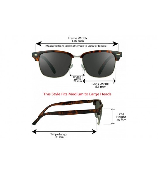 Rimless Classic Reading Sunglasses with Round Horn Rimmed Plastic Frame for Men & Women - Not Bifocal - C9180WWLNXR $50.38