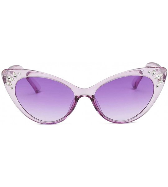 Cat Eye Sunglasses for Women Cat Eye Vintage Sunglasses Retro Gradient Glasses Eyewear Goggles - G - CX18QR6TDZS $17.39