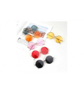 Square Candy Color Korean Simple Children Round Girls ANTI-UV Sunglasses Hot Boys Kids Retro Cute Sun Glasses Eyewear - CI199...