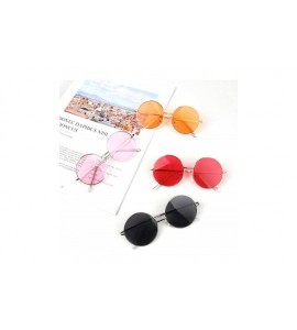 Square Candy Color Korean Simple Children Round Girls ANTI-UV Sunglasses Hot Boys Kids Retro Cute Sun Glasses Eyewear - CI199...