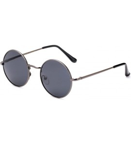 Round Round Retro John Lennon Sunglasses & Clear Lens Glasses Vintage Round Sunglasses - CZ18XKX7Z9D $27.27