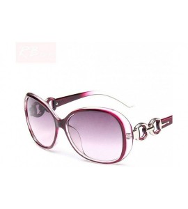 Aviator 2019 Oversized Gradient Ladies Sunglasses Women Brand Designer Classic Black - Tea - C318Y3OLHM0 $18.79