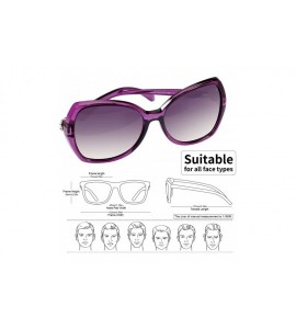 Sport Polarized Sunglasses Driving Blocking Eyeglasses - A406-purple - C218YTII662 $24.89