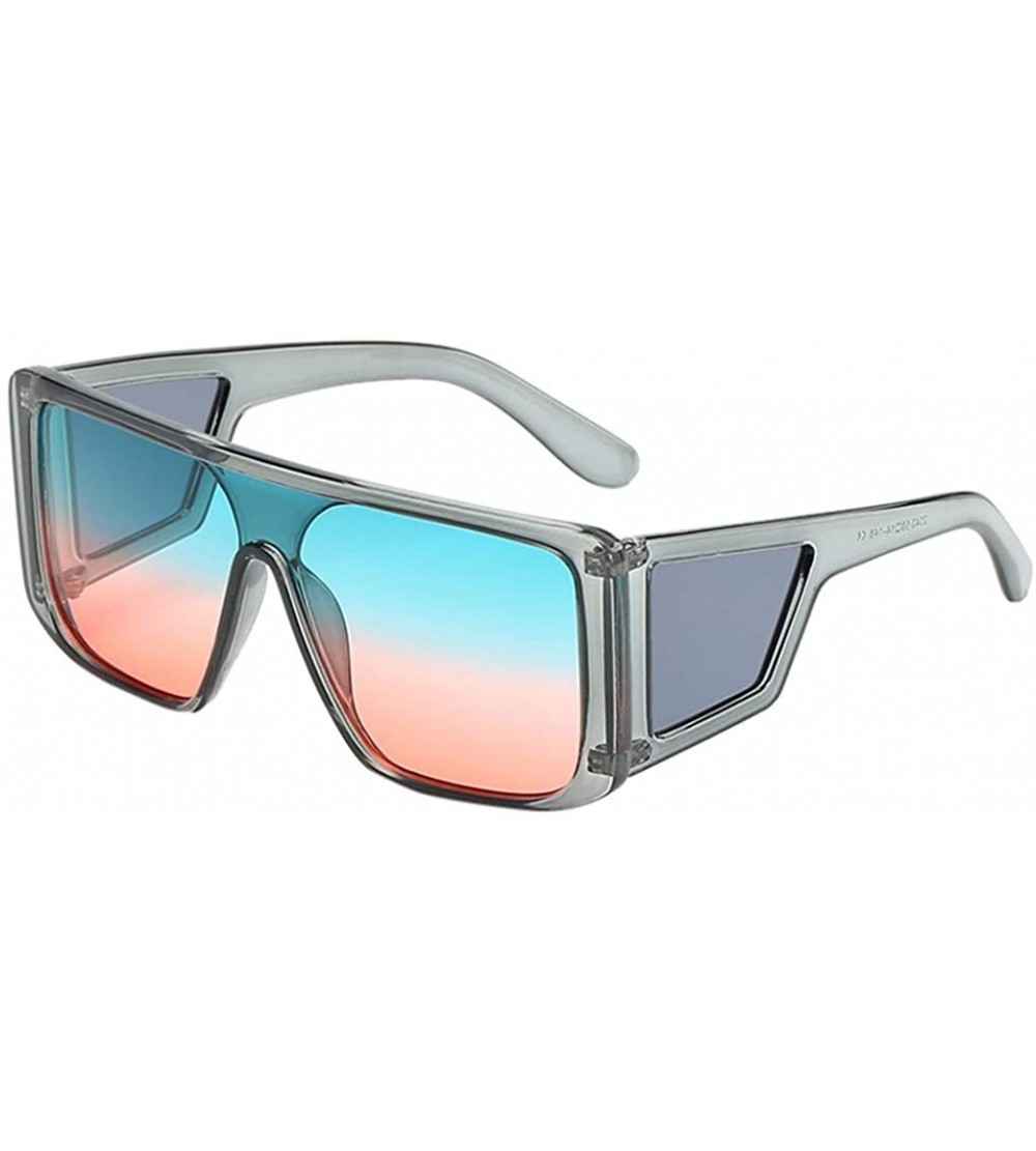 Rimless Fashion Mens Aviator Sunglasses Square Frame Sun Glasses Outdoor Eyewear Driving Cycling Uv Protection Eyeglasses - C...