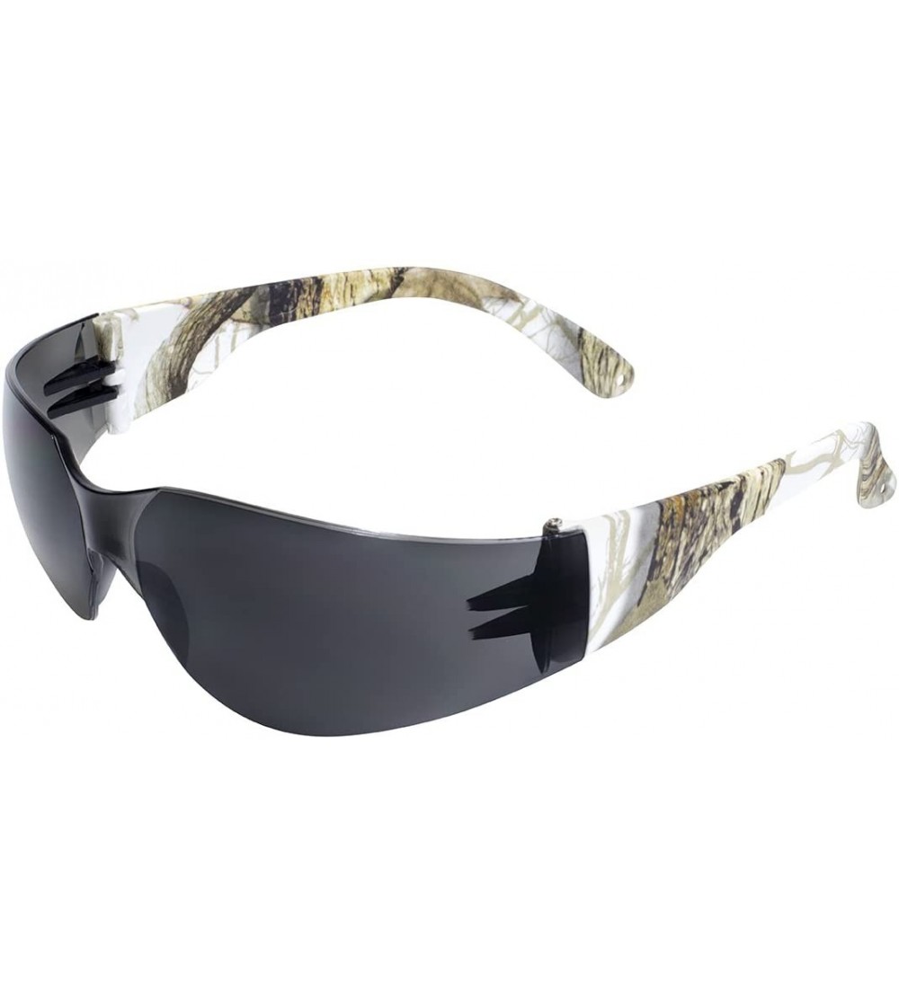 Goggle Eyewear Rider WHT CAMO SM Rider Safety Glasses Smoke Lens - Temples - White Camo - CW18GGIOL4R $20.59