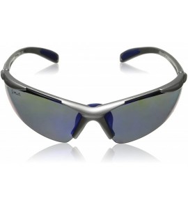 Rimless JM01 Sunglasses for Golf- Fishing- Cycling-Unbreakable-TR90 Frame - Silver & Ice Blue - C3113TJ6RWL $44.32