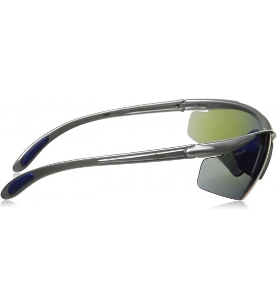 Rimless JM01 Sunglasses for Golf- Fishing- Cycling-Unbreakable-TR90 Frame - Silver & Ice Blue - C3113TJ6RWL $44.32