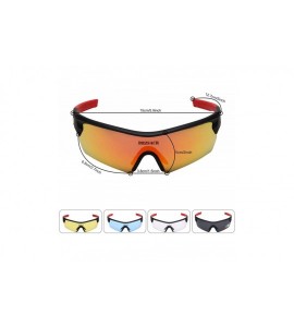 Sport Polarized Sports Sunglasses - Orange - CY18Z2KA8KA $21.85