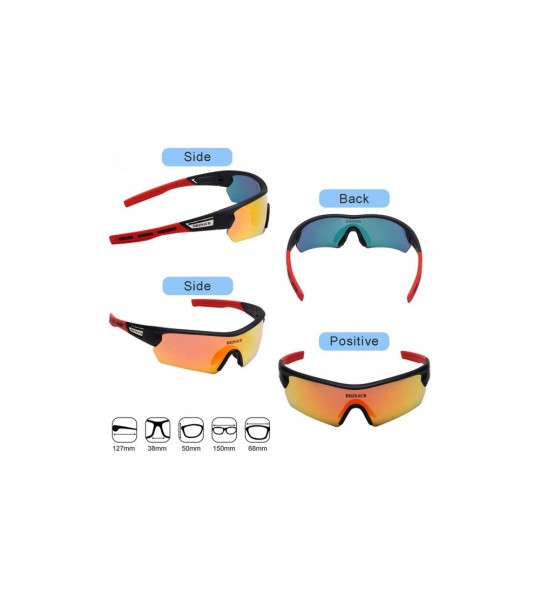 Sport Polarized Sports Sunglasses - Orange - CY18Z2KA8KA $21.85