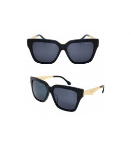 Oval Retro Inspired Handmade Acetate Square Sunglasses with Quality UV CR39 Lens Gift Pakcage Included - CT18RIIXZS0 $78.01