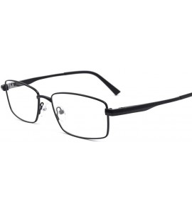 Rectangular Rectangular Full Frame Men's Myopia Glasses Frame - Black - CJ18WEK5U8G $23.29