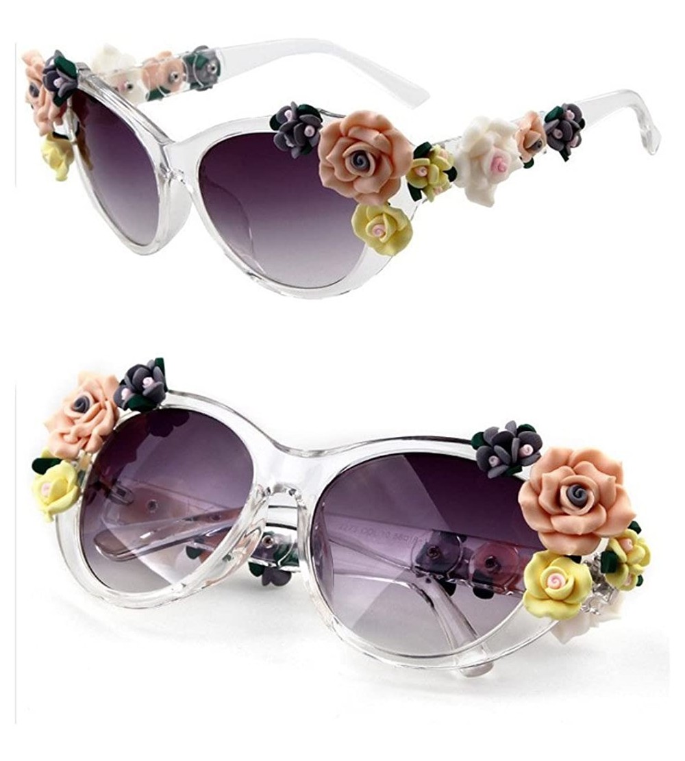 Rimless Sunglasses designer glasses spectacles outdoor - White - CC1237AEZT7 $51.66