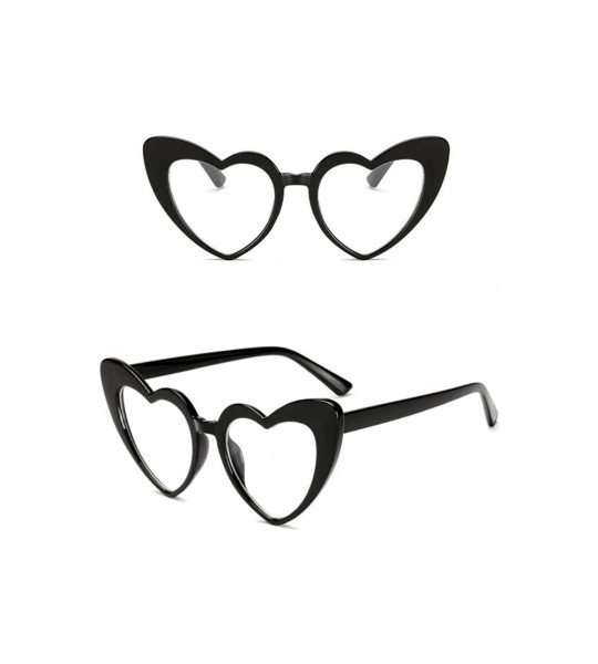 Goggle New Fashion Love Heart Sunglasses Women cute sexy retro Cat Eye Vintage - 2 - CT18EE3RDW7 $27.17