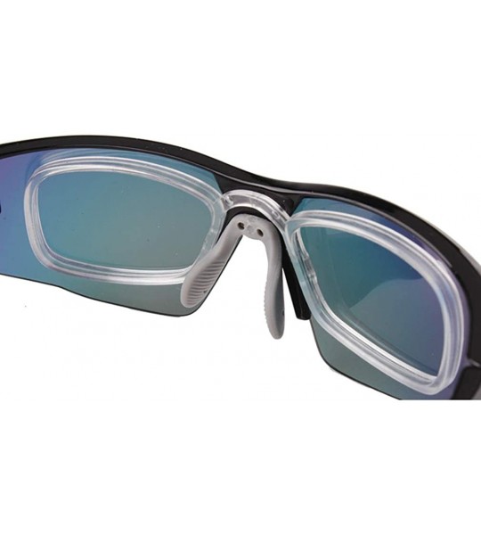Rectangular Polarized Sunglasses Motorcycle Baseball - Lightgray&gray Lens - CI18R0ZUGGN $28.48