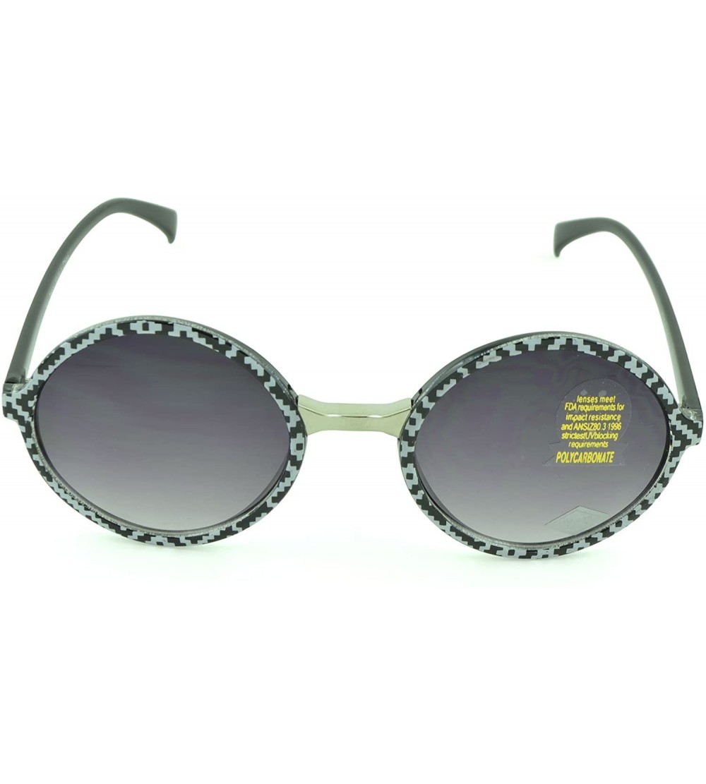 Sport Modern and Bold Womens Fashion Sunglasses with UV Protection - Tribalblk1044 - CJ12D1KXQ7L $16.36