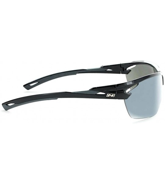 Sport Tach Sunglasses - Shiny Black - CN180IZ6LNL $101.18