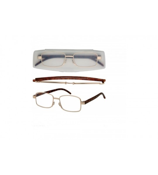 Rectangular Ultra Slim Reading 0.59 Oz Glasses with Ultra Flat Cases 1.16 Oz R2299MLS - CT12GOFCE8H $36.05