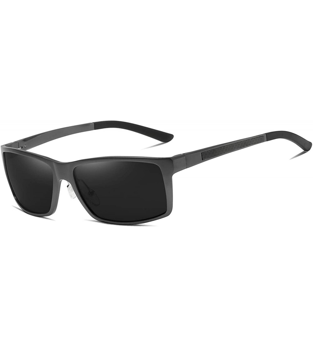 Sport Sunglasses Protection Rectangular Travelling - Grey Grey - C818Y9CSZK3 $28.59